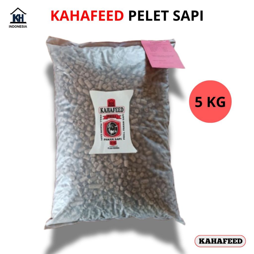 REPACK 5 KG - KAHAFEED PELET SAPI - PELET BERNUTRISI TINGGI - SANGAT COCOK UNTUK PAKAN UTAMA MAUPUN 