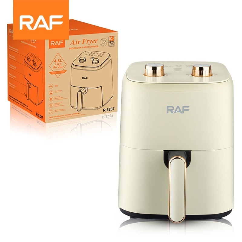 Air Fryer AIRFYER  4.8L ALAT PANGGANG / GORENG MENGGORENG Serbaguna 1500Watt White Tanpa Minyak ALAT