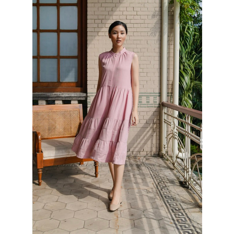 Preloved Maven Valerie Dress In Balerina Rose