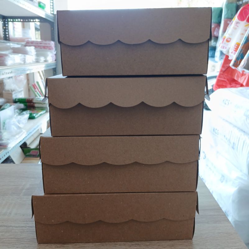 Dus nasi, dus snack coklat, kotak nasi coklat R8 [18x18]