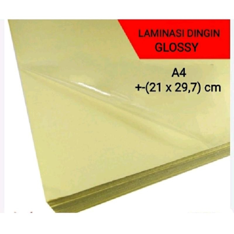 

laminasi dingin glossy