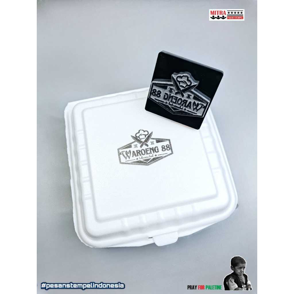 

Stempel Sterofoam uk 6 x 4 cm Custom Tinta Anti Luntur