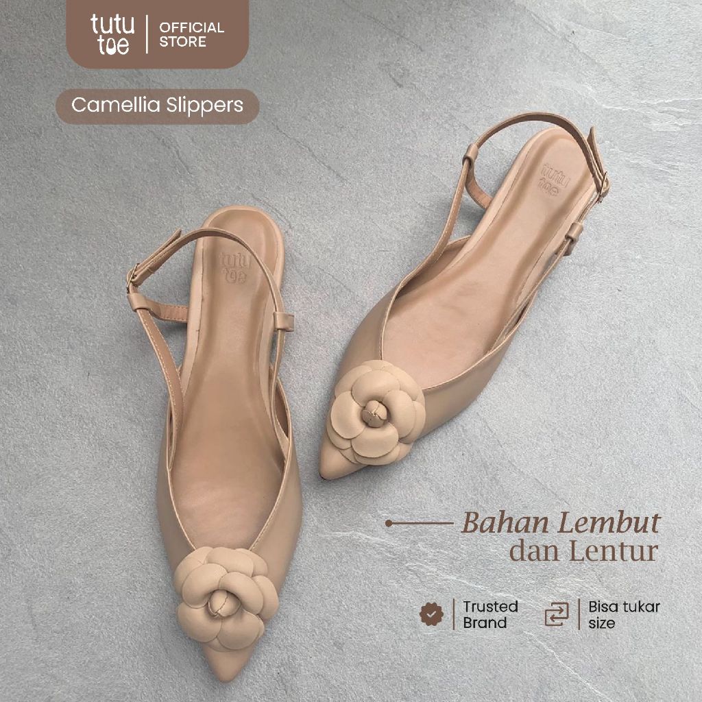 Tutu Toe - Camellia Pointy Slippers