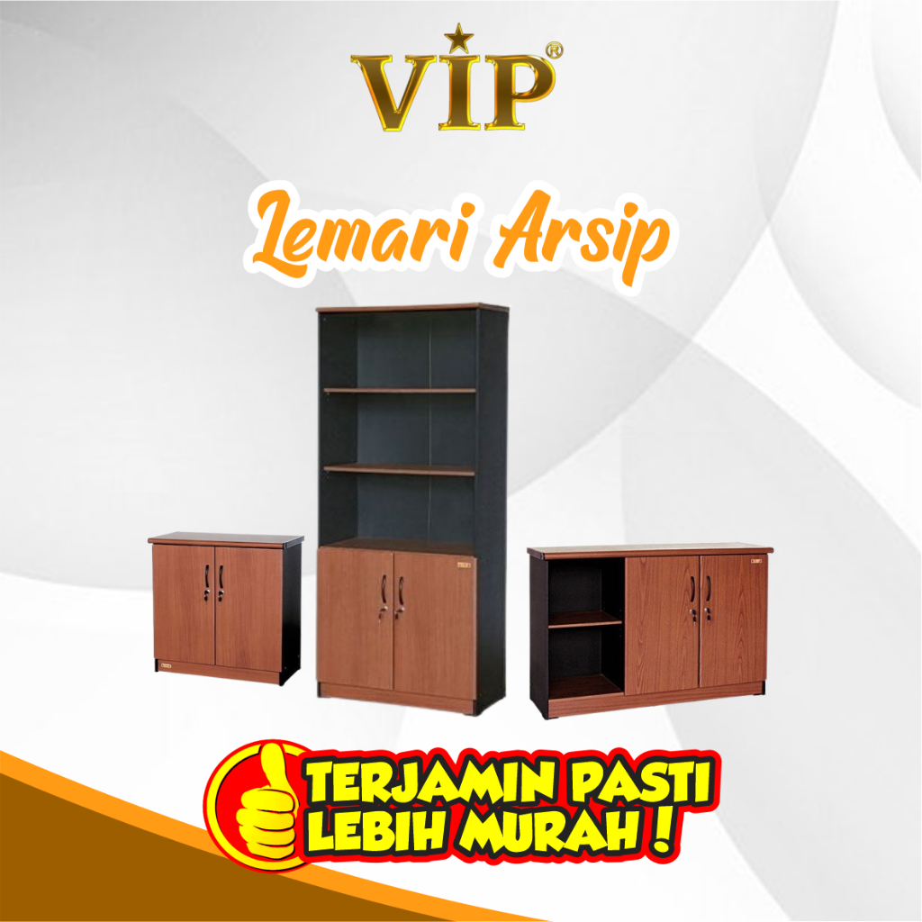 LEMARI ARSIP/ LEMARI KANTOR/ LEMARI BERKAS/ RAK BERKAS/ RAK ARSIP - VIP