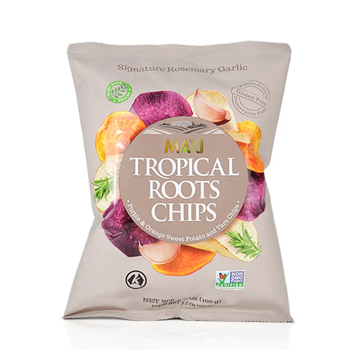 

MAXI Tropical Root Chips - Signature Rosemary Garlic 100 Gr