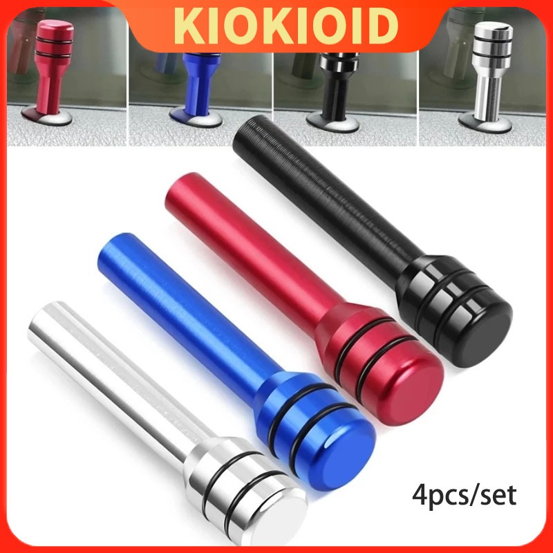 4pcs Knob Kunci Pintu Mobil Universal Knop Kunci Mobil Kunci Pintu Mobil Pin Knop Kunci Mobil Pin Ku