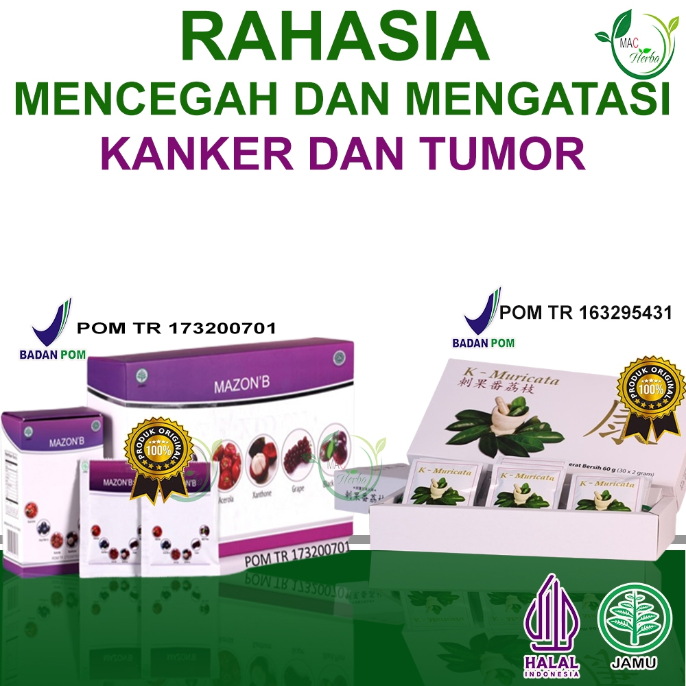 K Muricata Dan Mazon B Original Paket Mazon B Dan K Muricata Obat Herbal Jantung Hepatitis Kanker Pa