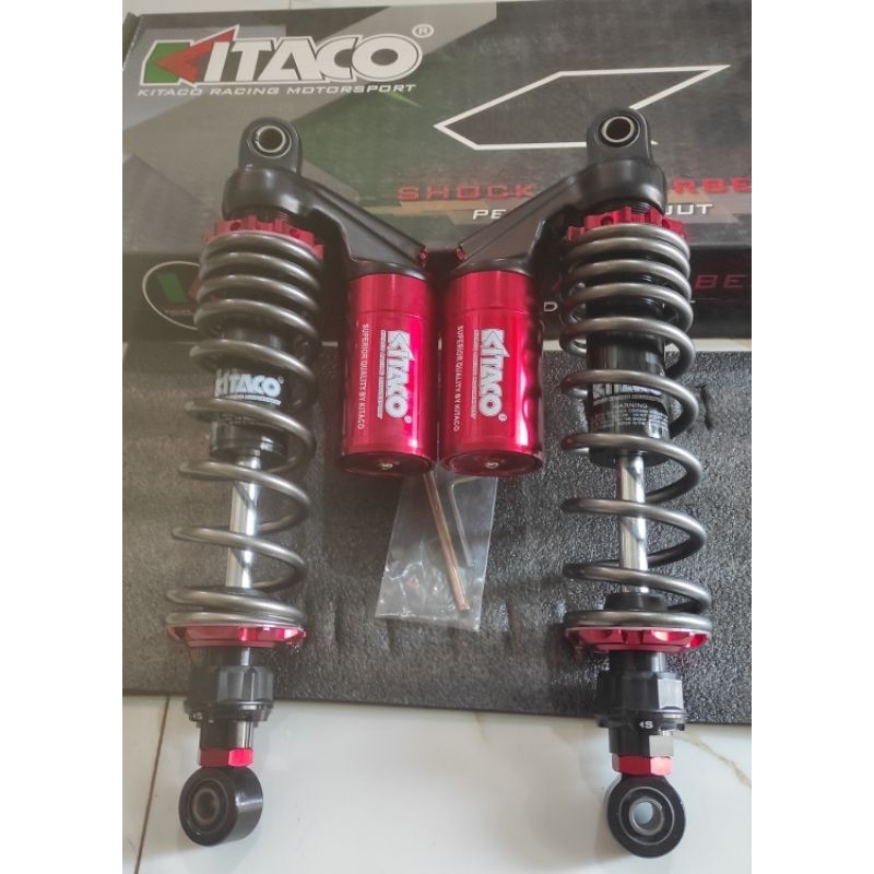 SHOK SHOCK BELAKANG KITACO K999 320MM SINGLE KLIK FUNGSI RX KING CB GL BEBEK DLL