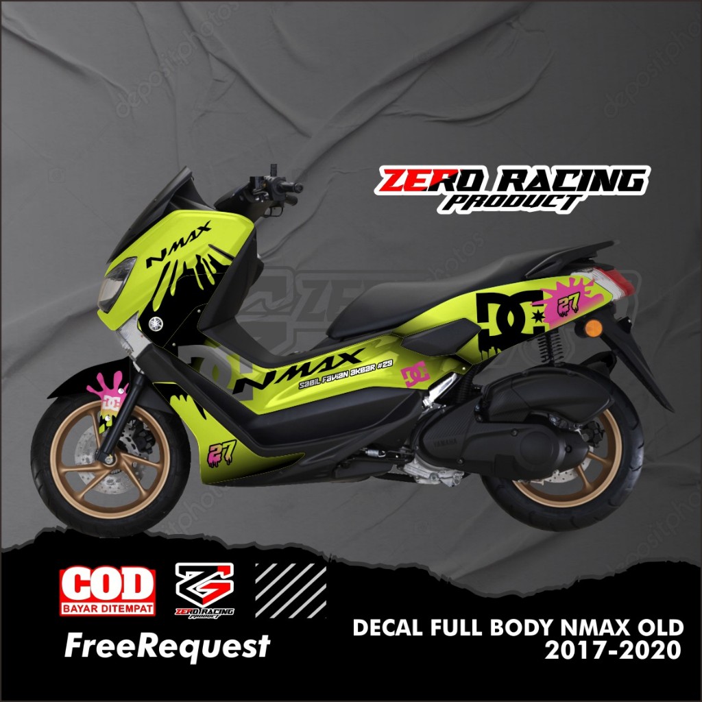 decal nmax old Decal Sticker Yamaha Nmax Lama 2016 2017 2018 2019 2020 Full Body