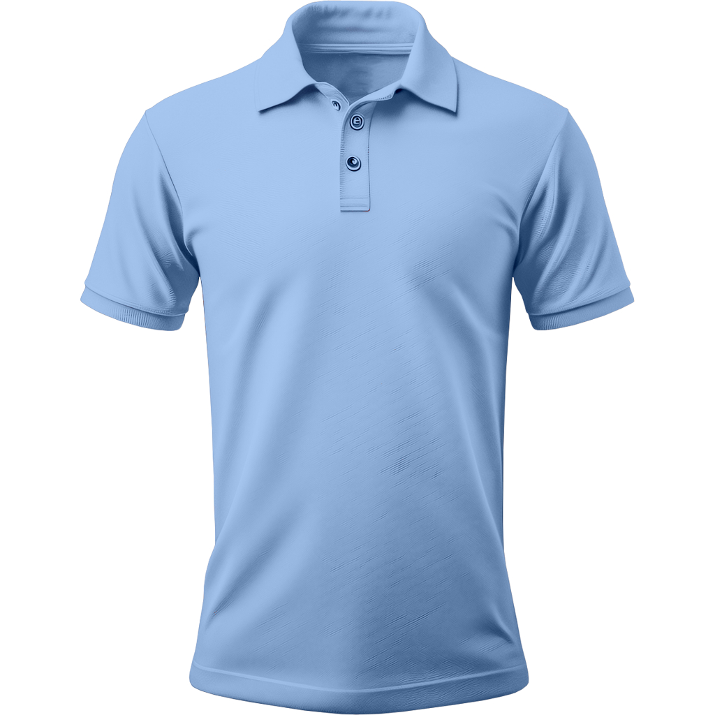 Man Woman -Polo Shirt - Kaos Polo Kerah Polos Dewasa Pria Wanita BIRU TELOR ASIN Lengan Pendek S-XXL