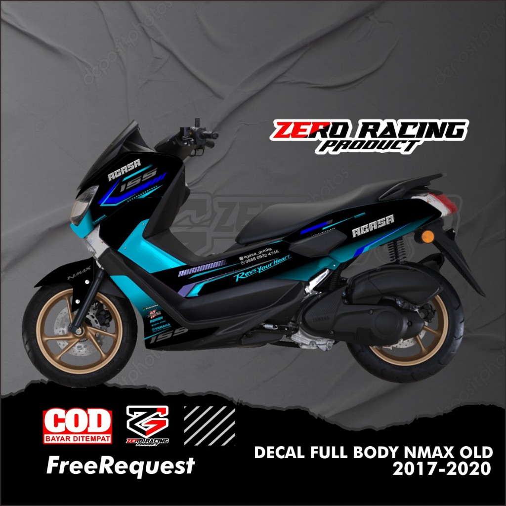 decal nmax old Decal Sticker Yamaha Nmax Lama 2016 2017 2018 2019 2020 Full Body