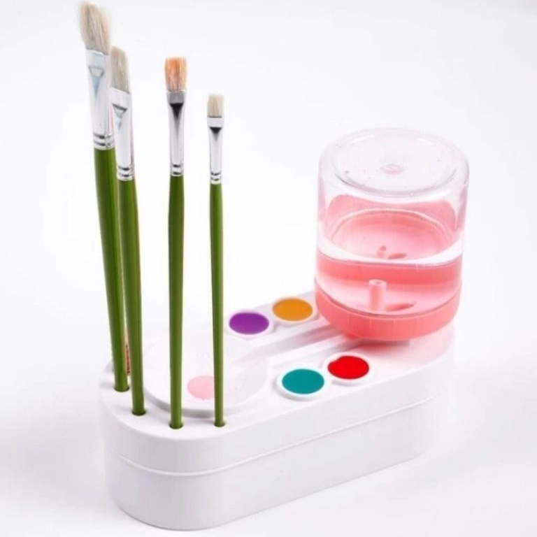 

KODE E36L Pembersih kuas Brush Rinser Dispenser pembersih kuas lukis