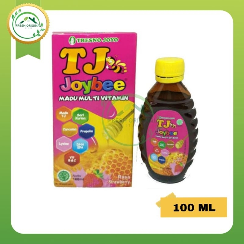 

Madu TJ Joybee Rasa Strawberry isi 100ml | TJ Joybee Multivitamin anak|Original Madu TJ Joybee 100%