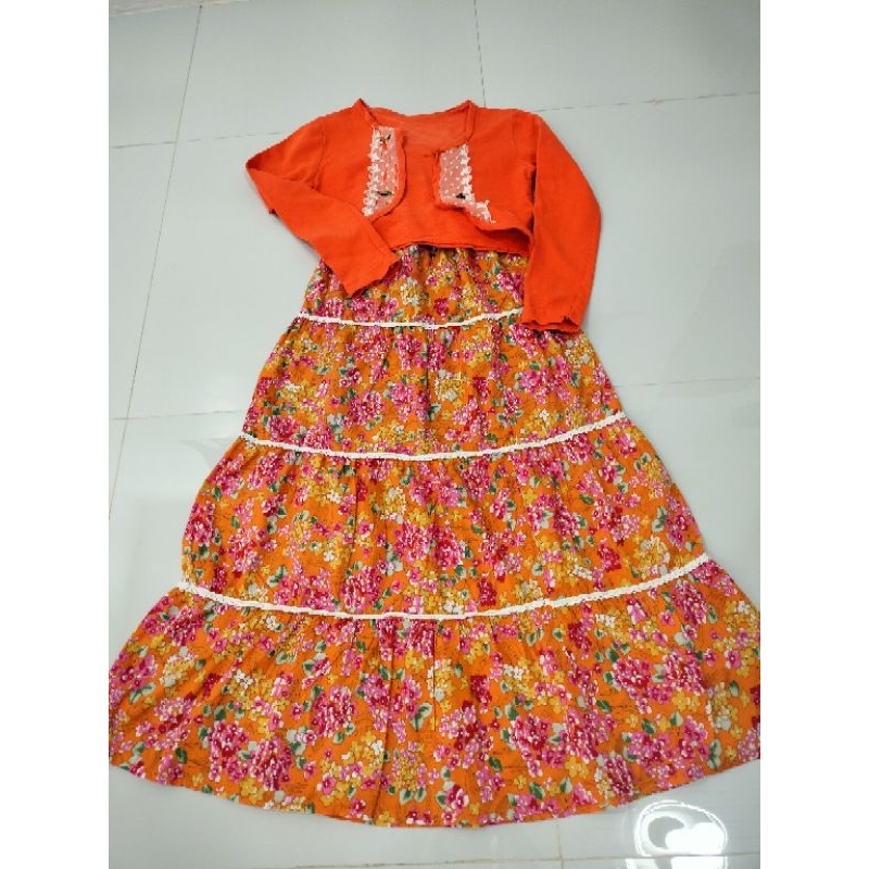 PRELOVED DRESS + BOLERO