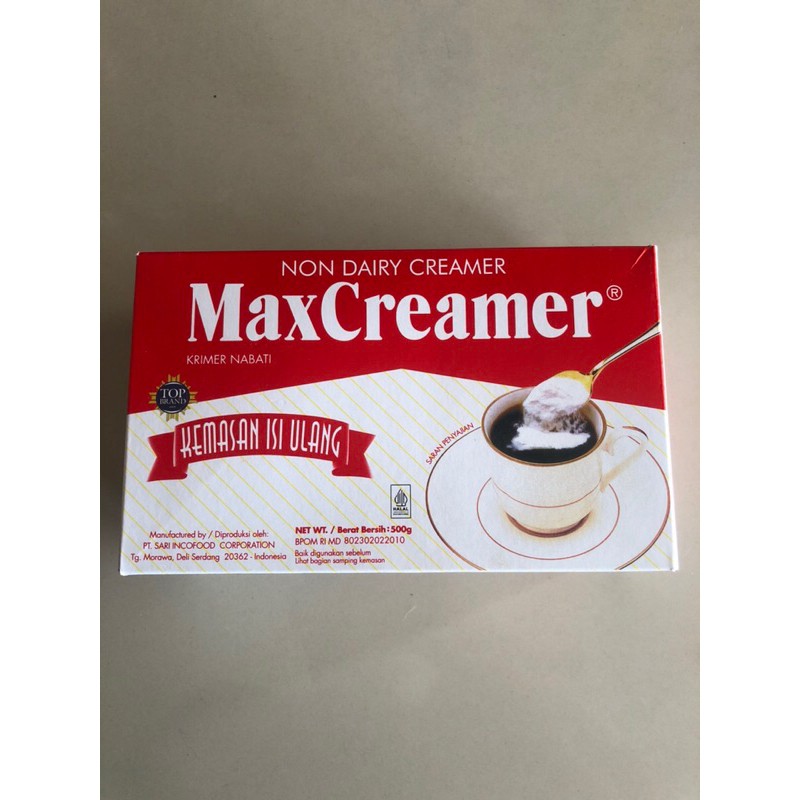

max creamer maxcreamer 500g krimer nabati non dairy creamer