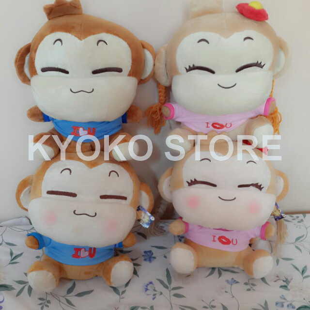 Boneka Monyet Yoyo Cici Couple