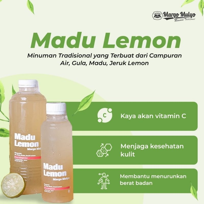 

Madu Lemon Margo Mulyo-Jamu- Minuman Tradisional 500ml
