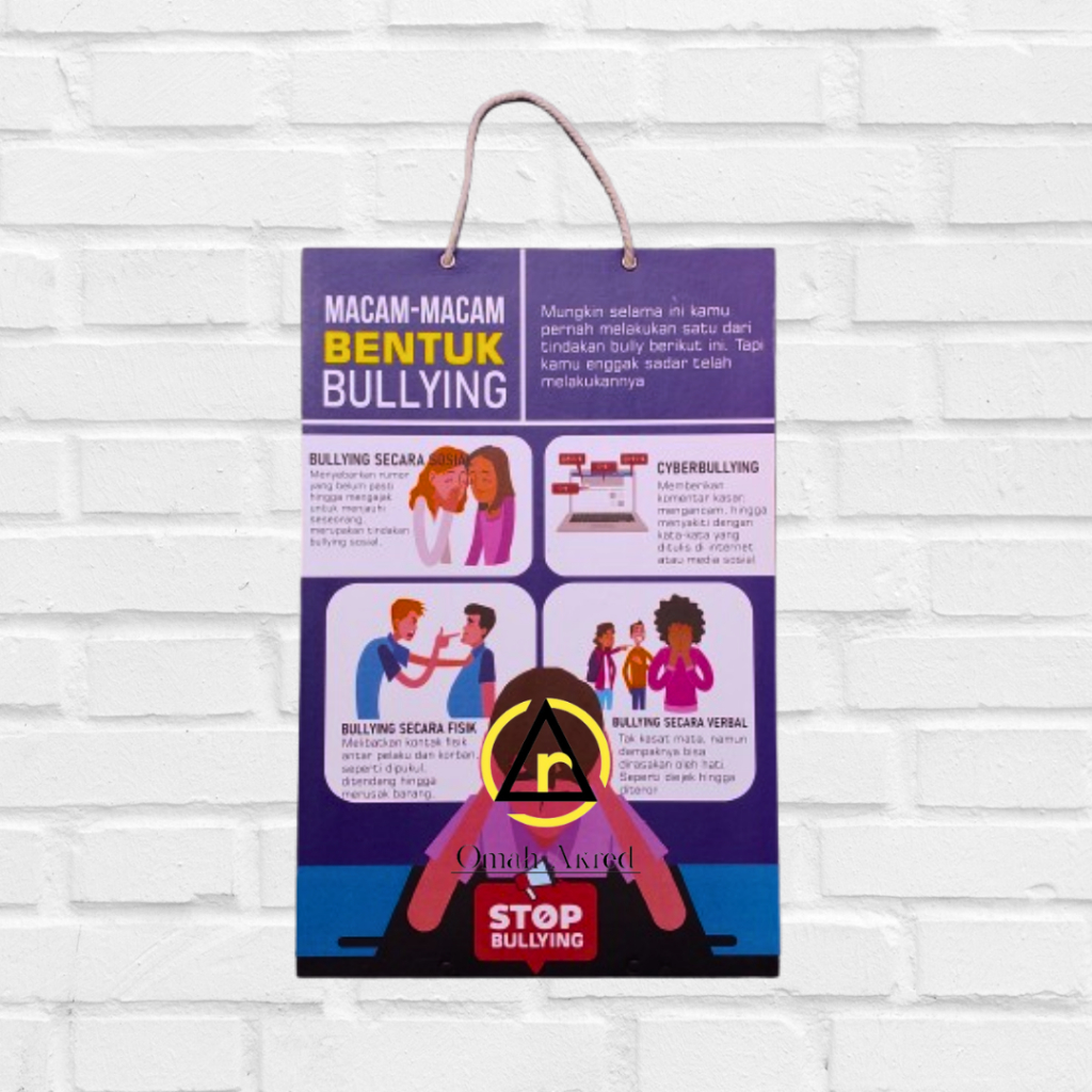 

hard Poster Macam Macam Bentuk Bullying - Stop Bullying - Hard Poster Perundungan