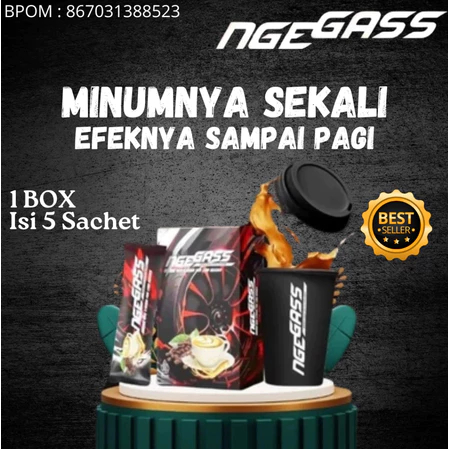 

[PRIVASI] Kopi Ngegass Original 1 Box isi 5 Sachet - Kopi Ginseng Rasa Krimer herbal