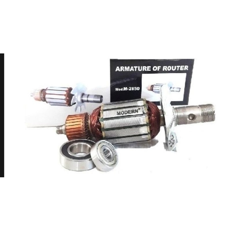 armature router modern m 2850 / armature mesin profil router modern / jantung router modern m2850