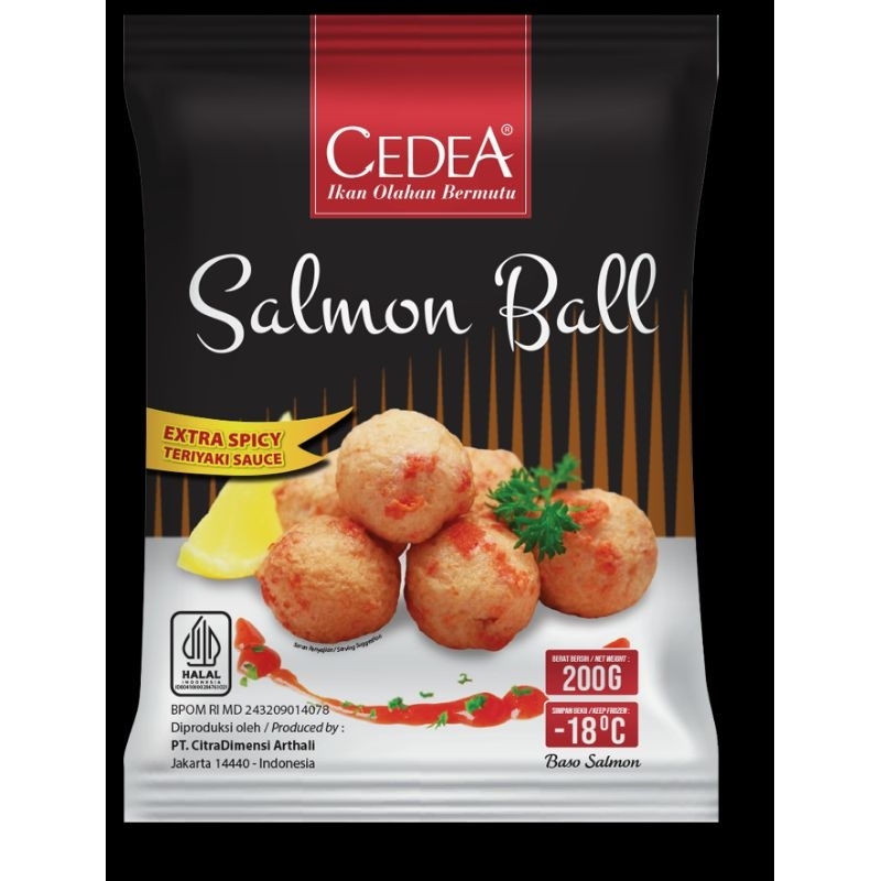 

BAKSO SALMON CEDEA 200 GRAM || PREMIUM PACK || TOPING SEBLAK ENAK || SUKI