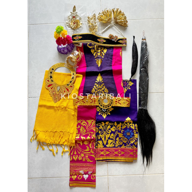 Kostum Tari Puspanjali / Tari Puspanjali / Tari Bali / Kios Tari Bali / Pakaian Tari Karnaval