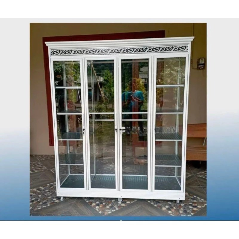 150*40*180 /lemari baju gantung/lemari pakaian /lemari kaca/lemari gaun/alumunium/holo/only jabodeta