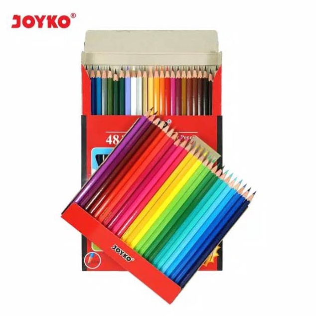 

KODE P86W Pensil Warna Panjang 48 Joyko CP 48 PB