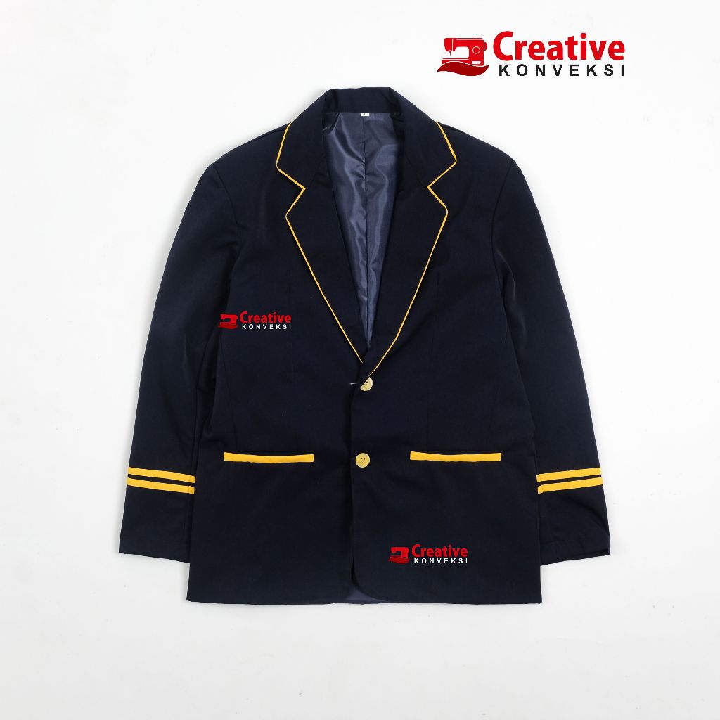 JAS ALMAMATER OSIS SMP SMA BIRU DONGKER lis kuning Sekolah, OSIS, Universitas, Pondok Pesantren