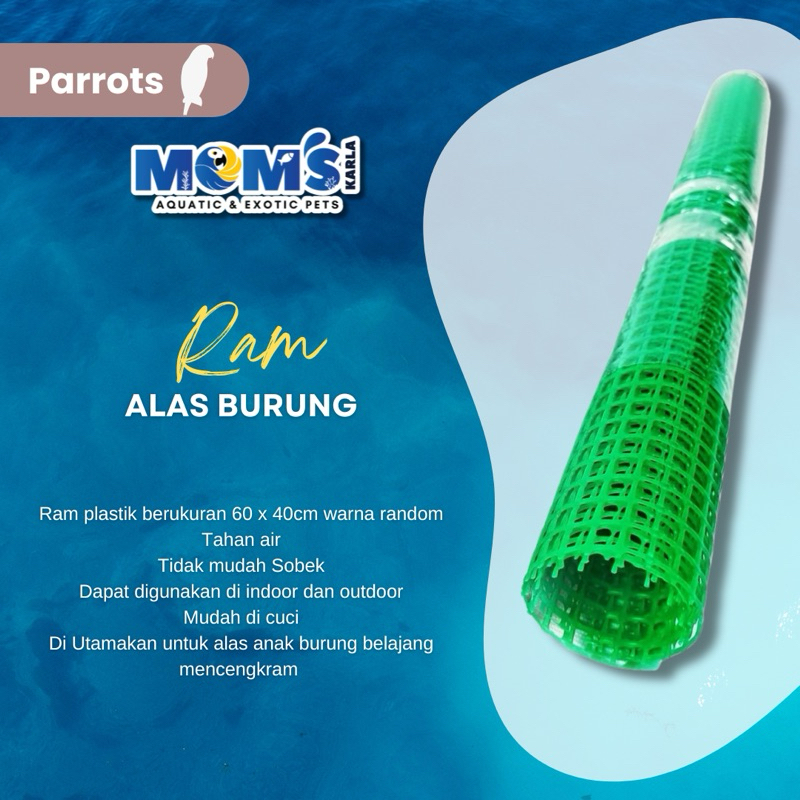 KAWAT RAM 60X40 HITAM Plastik HDPE