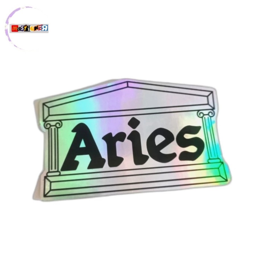 

sticker Aries Arise temple logo hologram stiker