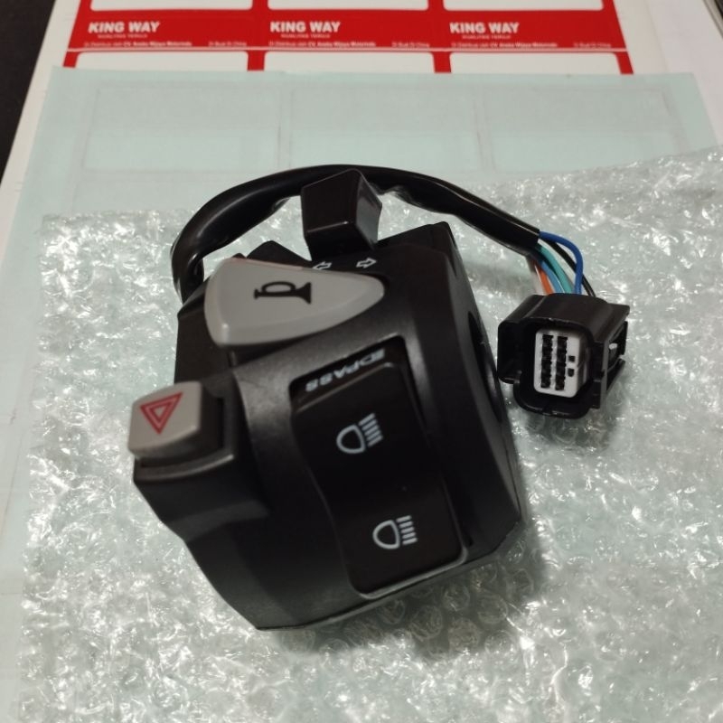 saklar vario 150 led modif sakelar kiri lampu holder switch assy