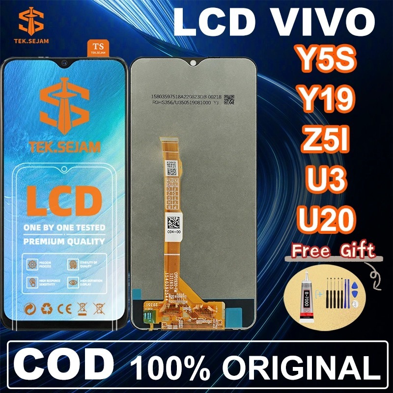 【ORIGINAL+lem-alat】LCD VIVO Y19 FULLSET ORI LCD TOUCHSCREEN VIVO Y19 / Y5S / Z5I / U3 / U20 lcd vivo