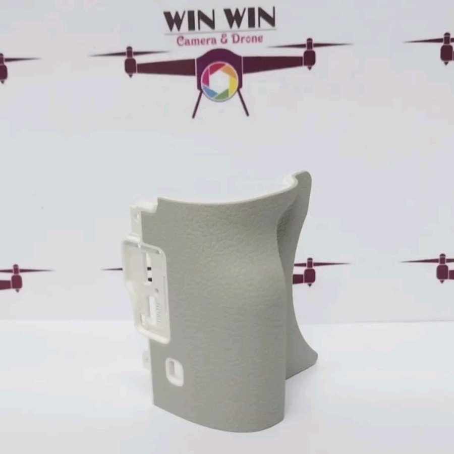 Karet rubber grip kanan for Canon Eos eos M50 Putih