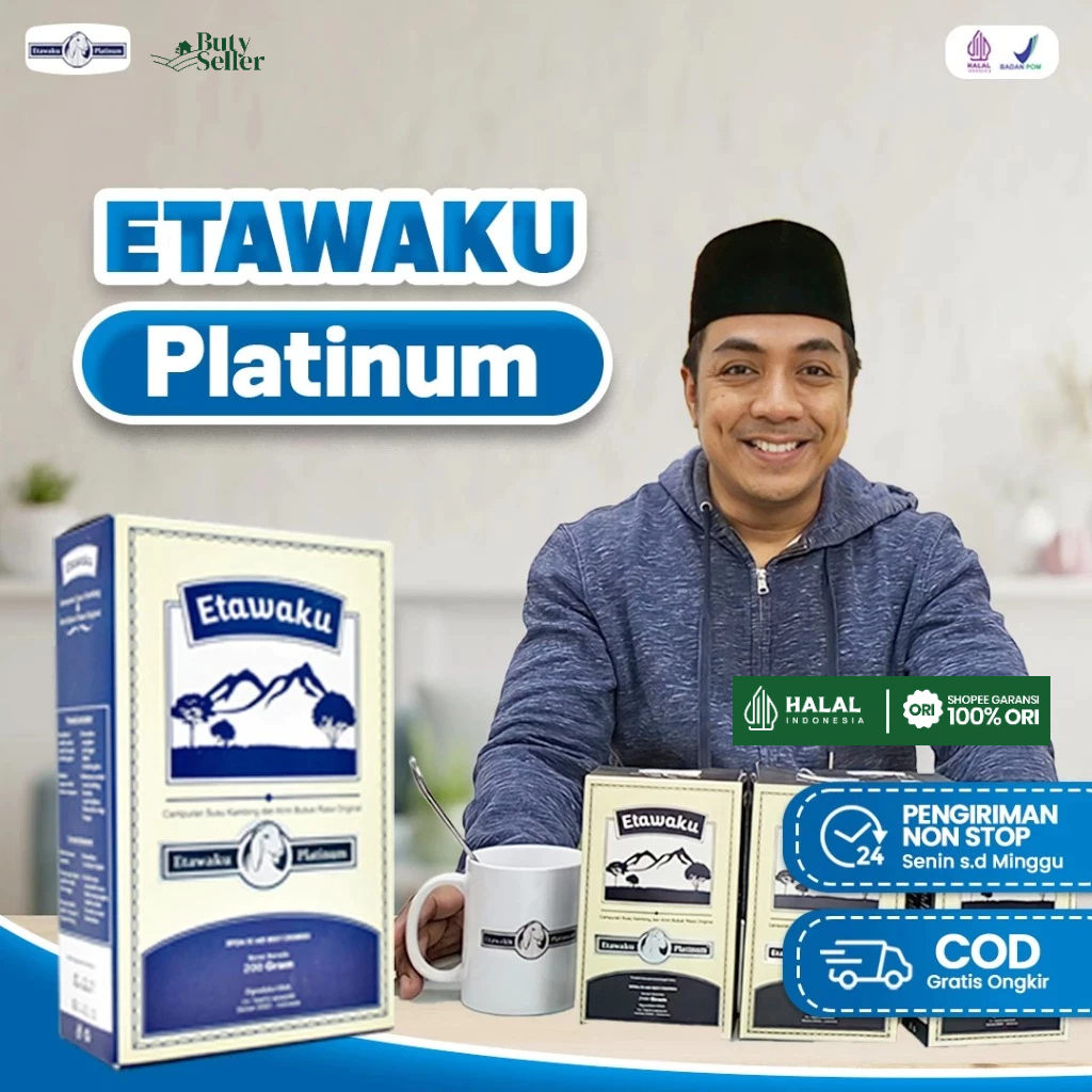 

Susu Kambing Etawaku Platinum Original - Membersihkan Paru Paru Kotor & Atasi Sesak Nafas Flu Pilek Batuk Berdahak