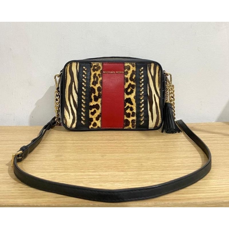 Preloved tas michael kors MK jet set sling bag