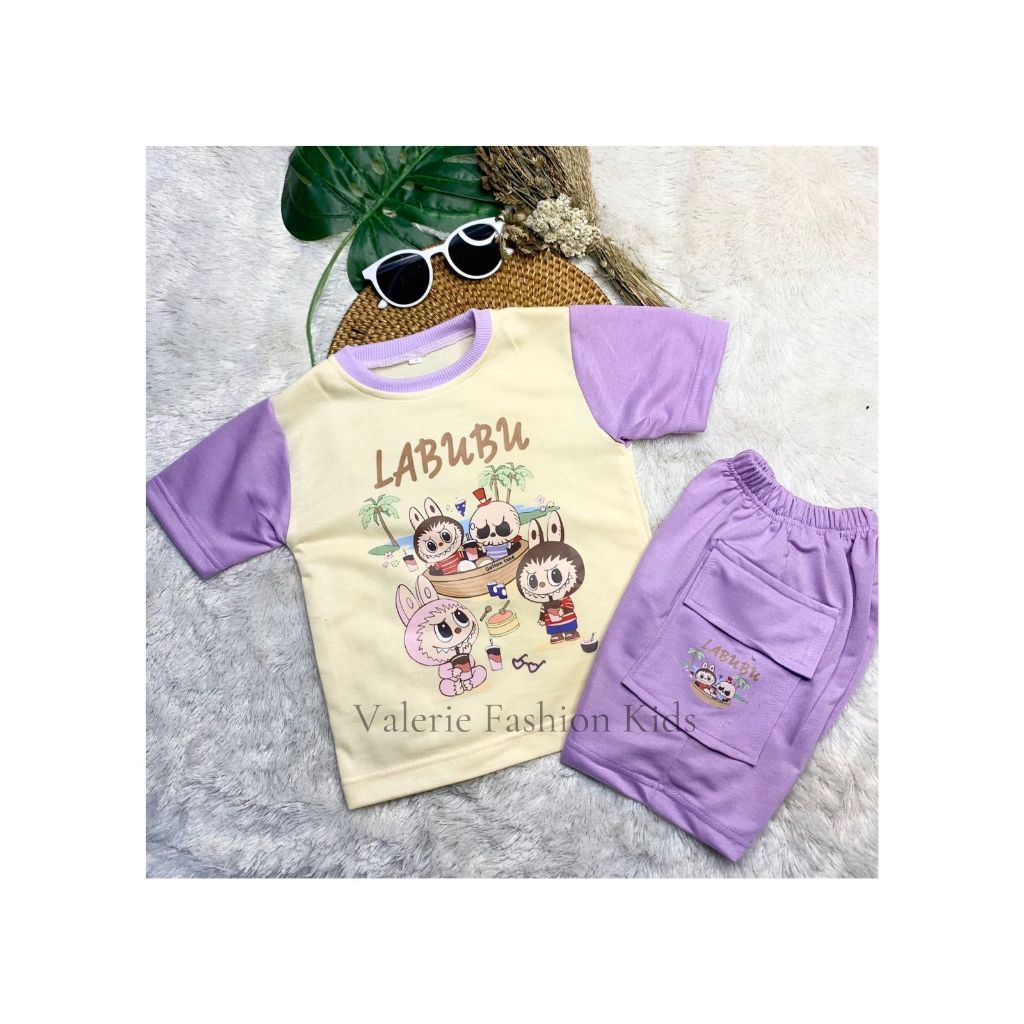 Setelan Pendek Anak 3-10 Tahun // Oneset Anak Laki-laki dan Perempuan // Baju Setelan Anak Viral Mot