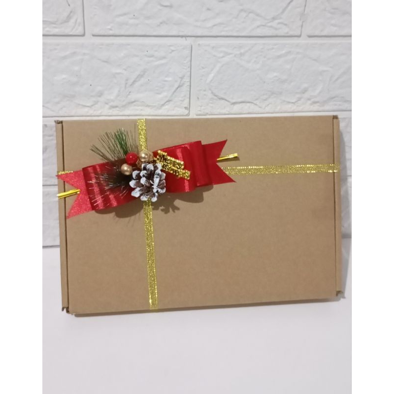 

Pita Hias Natal Siap Pakai / Pita Kado Hampers Natal