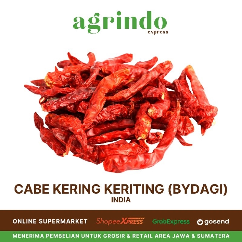 

Cabe Kering Keriting (Bydagi)