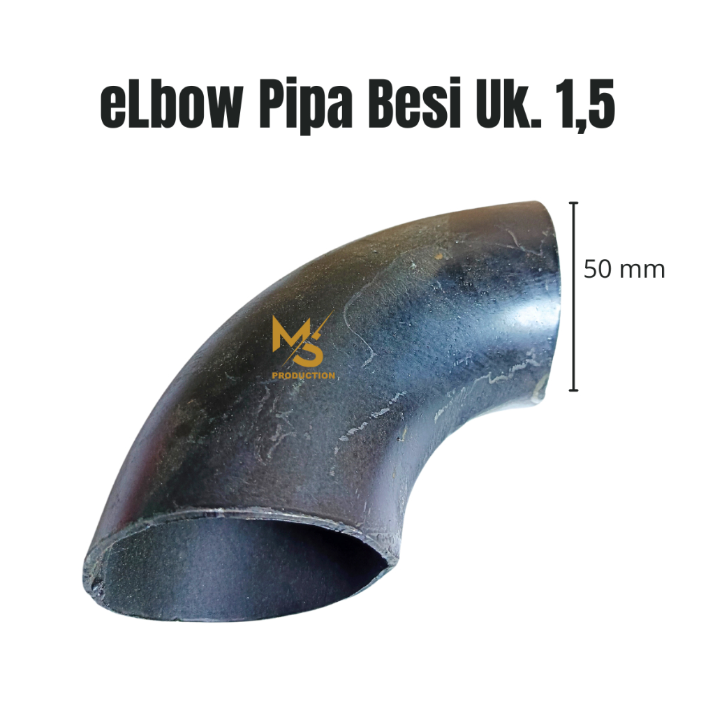 Elbow Besi Pipa Las Uk 1,5 inch eLbo Lbow Keni Knee Pipa Las Penyambung Pipa Besi 1 1/2 in