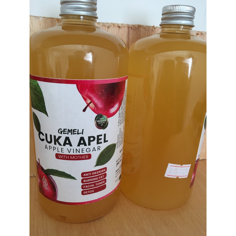 

GEMELI CUKA APEL | APPLE CIDER VINEGAR WITH MOTHER | ISI 500 ML