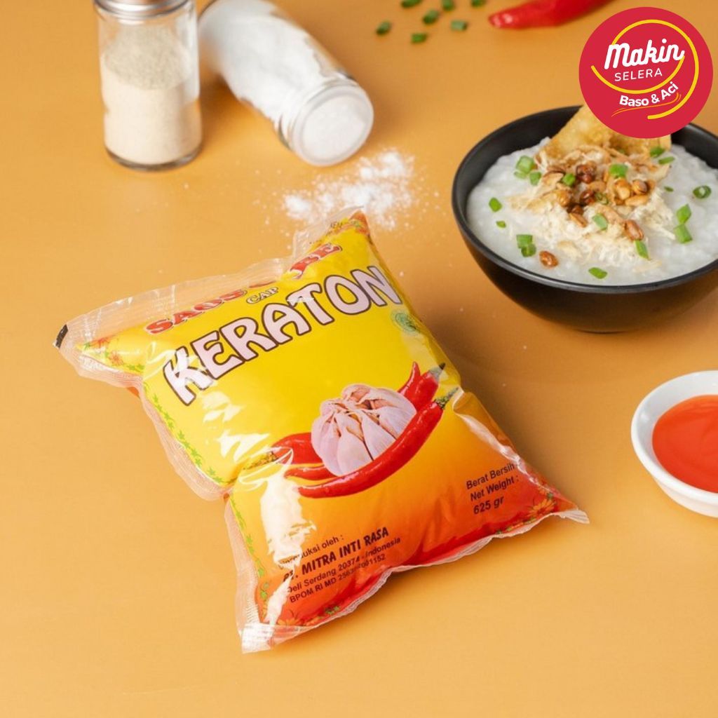 

Saos Cabe Cap Keraton 625 gr Saos Bakso Saos Miesop Saos Pentol COD Makin Selera