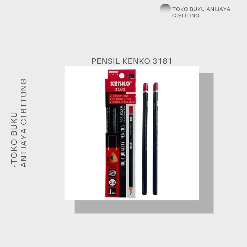 

PENSIL TULIS 2B KENKO 3181