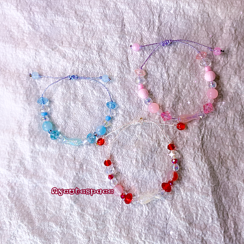 GELANG TANGAN ANAK MANIK MANIK FISH KRISTAL