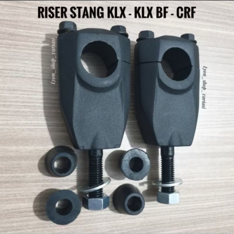 RAISER RISER STANG FATBAR TRAIL KLX150 KLX BF CRF150 PENINGGI STANG TRAIL VARIASI
