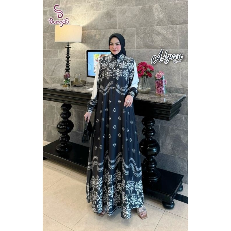 gamis bungas alyssa