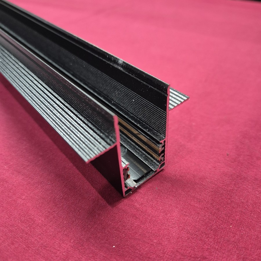 Lampu Rel Magnetic Track Light Bahan Aluminium Panjang 2 Meter Inbow Rel Lampu Magnet Sorot Spotligh