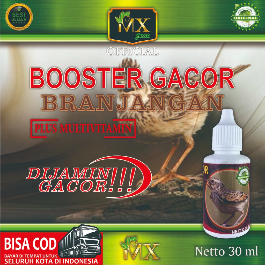 Booster Gacor Burung Branjangan / Vitamin Burung Branjangan