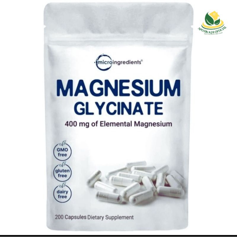 MICRO ingredient magnesium supplement , MAGNESIUM GLYCINATE 450 mg 200