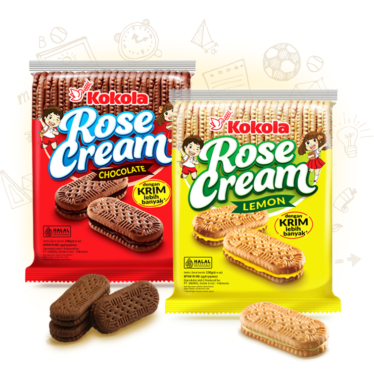 

kokola rose cream cokelat 230g - kokola biskuit cream cokelat - kokola biskuit cokelat